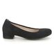 Gabor Court Shoes - Black Suede - 06.210.17 DEMI