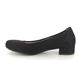 Gabor Court Shoes - Black Suede - 06.210.17 DEMI