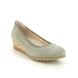 Gabor Wedge Heels - Olive suede - 82.641.12 EPWORTH