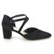 Gabor Court Shoes - Black Suede - 51.343.17 GISELE GALA