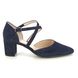 Gabor Court Shoes - Navy Suede - 51.343.16 GISELE GALA