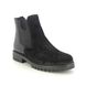 Gabor Chelsea Boots - Black patent suede - 52.720.37 LIQUER WIDE