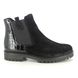 Gabor Chelsea Boots - Black patent suede - 52.720.37 LIQUER WIDE