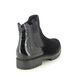 Gabor Chelsea Boots - Black patent suede - 52.720.37 LIQUER WIDE