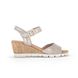 Gabor Wedge Sandals - Light Gold - 62.042.94 NIEVE