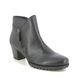 Gabor Ankle Boots - Black leather - 56.603.57 OLIVETTI WIDE