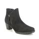 Gabor Ankle Boots - Black nubuck - 56.603.47 OLIVETTI WIDE