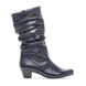 Gabor Mid Calf Boots - Navy Leather - 56.072.66 RACHEL ROUCHE