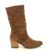 Gabor Mid Calf Boots - Tan Suede - 52.894.41 RAMONA