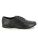 Geox Girls School Shoes - Black leather - J0455B/C9999 PLIE LACE BROGUE