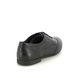 Geox Girls School Shoes - Black leather - J0455B/C9999 PLIE LACE BROGUE