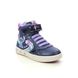 Geox Girls Trainers - Navy - J468WF/C4268 STITCH HI TOP