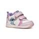 Geox Girls Trainers - White Pink - B460LA/C0406 LILO STITCH 2V