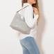 Gianni Conti Handbag - Grey leather - 1753920/076 LARGE TOTE