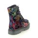 Heavenly Feet Biker Boots - Blue - AB0003831/99 JUSTINA 2 FLORAL