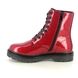 Heavenly Feet Biker Boots - Red patent - AB0003831/84 JUSTINA 2 GLITTER