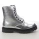 Heavenly Feet Biker Boots - Silver - AB0003831/01 JUSTINA 2 METAL