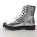 Heavenly Feet Biker Boots - Silver - AB0003831/01 JUSTINA 2 METAL