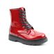 Heavenly Feet Biker Boots - Red patent - AB0003831/84 JUSTINA 2 GLITTER