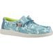 Hey Dude Slip-on Shoes - Blue - 40702/4OR Wally H2O Tropical