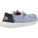 Hey Dude Comfort Slip On Shoes - Blue - 40729/425 Wendy Chambray Boho