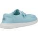 Hey Dude Comfort Slip On Shoes - Turquoise - 40902/440 Wendy Canvas