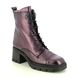 Hispanitas Lace Up Boots - Aubergine Leather - HI243605C009 EVEREST LACE