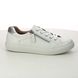 Hotter Trainers - WHITE LEATHER - 16111/61 CHASE  2 WIDE