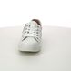 Hotter Trainers - WHITE LEATHER - 16111/61 CHASE  2 WIDE