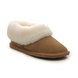 Hotter Slippers - Chestnut Brown - 3932/20 HUG SHEEPSKIN