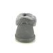 Hotter Slippers - Grey Suede - 3931/03 HUG SHEEPSKIN