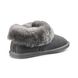 Hotter Slippers - Grey Suede - 3931/03 HUG SHEEPSKIN