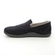 Hotter Slippers - Navy suede - 8516/73 RELAX