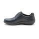 Hotter Comfort Slip On Shoes - Navy leather - 9511/71 SUGAR  2 WIDE