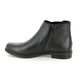 Hotter Chelsea Boots - Black leather - 2161/31 TENBY  ZIP