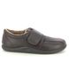 Hotter Riptape Shoes - Brown leather - 4131/21 UNWIND VEL