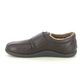 Hotter Riptape Shoes - Brown leather - 4131/21 UNWIND VEL