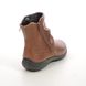 Hotter Ankle Boots - Tan Leather  - 1914/21 WHISPER STANDARD FIT