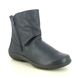 Hotter Ankle Boots - Navy Leather - 1522/71 WHISPER STD FIT