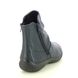 Hotter Ankle Boots - Navy Leather - 1522/71 WHISPER STD FIT