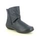 Hotter Ankle Boots - Navy Leather - 1522/71 WHISPER STD FIT