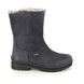 Hush Puppies Winter Boots - Navy leather - 1234871 ALICE FUR TEX