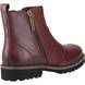 Hush Puppies Ankle Boots - Burgundy - HP-37846-70518 Grace Zip