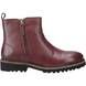 Hush Puppies Ankle Boots - Burgundy - HP-37846-70518 Grace Zip