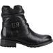 Hush Puppies Ankle Boots - Black - HP-39606-73921 Piper