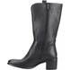 Hush Puppies Mid Calf Boots - Black - HP-39776-74316 Whitney