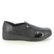 IMAC Comfort Slip On Shoes - Black Patent Leather - 5500/1400011 AMALIA