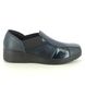 IMAC Comfort Slip On Shoes - Navy patent leather - 5500/1419009 AMALIA