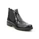 IMAC Chelsea Boots - Black croc - 5020/4160011 BRIGIT BROGUE