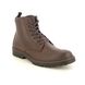 IMAC Winter Boots - Brown waxy leather - 0678/2426017 CLINTHI TEX